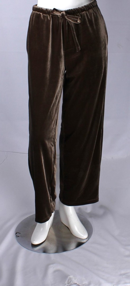 ALICE & LILY winter warm velvet pants beige Sizes S,M,L,XL. STYLE: AL/530/PANT/BEI image 0